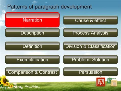 description in paragraph development