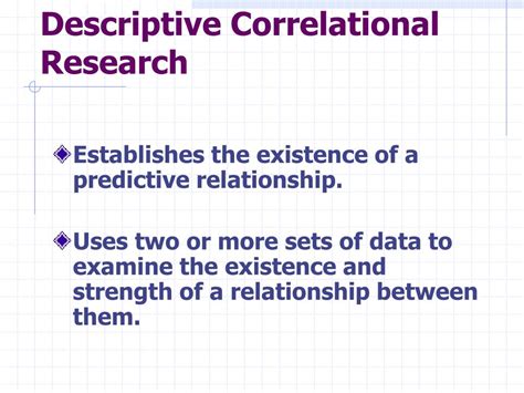 descriptive correlational method definition by authors