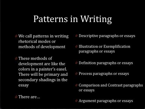 descriptive pattern meaning