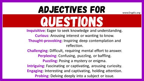 descriptive questions meaning