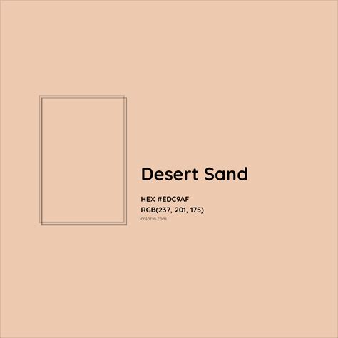 desert sand colour code
