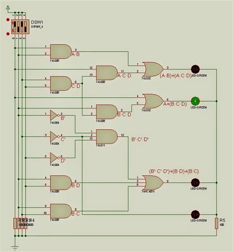 design bcd to gray code converter and draw the logic diagram