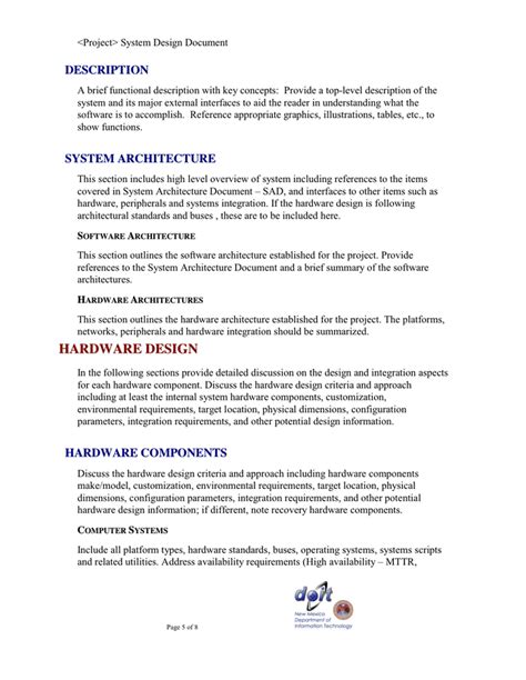 design document sample pdf