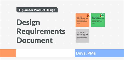 design requirements example