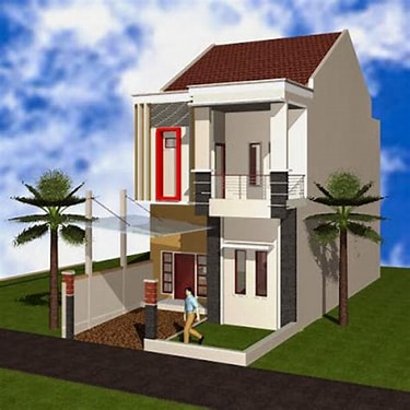 design rumah 6x9 2 lantai - perabot multi-fungsi