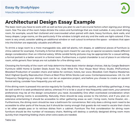 design thesis examples