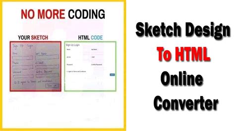 design to html code online