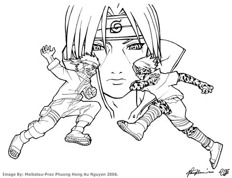 dessin naruto coloriage a imprimer