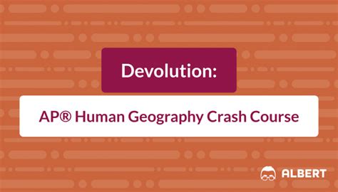 devolution definition ap human geography