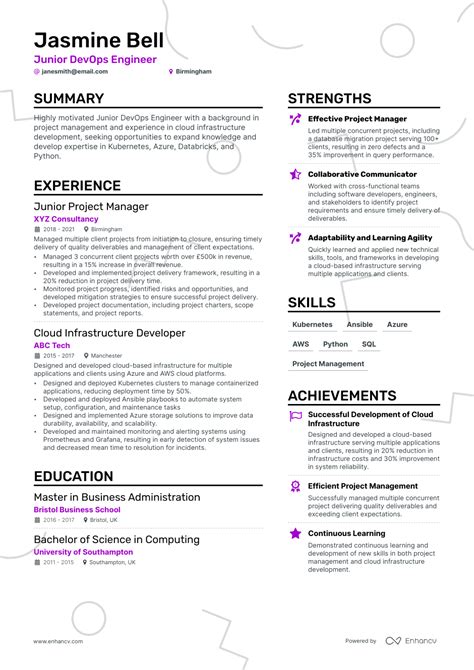devops cv example reddit