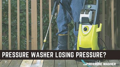 dewalt pressure washer dies when trigger pulled