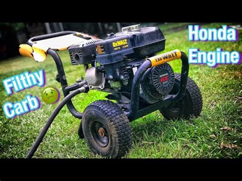 dewalt pressure washer won't pull start