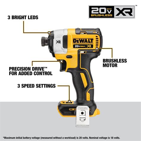 dewalt xr impact specs