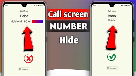 dial number to hide number