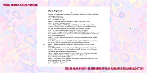 dialog karakter