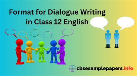 dialogue writing in english examples for class 12