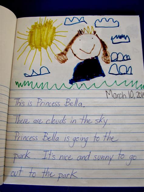 diary writing examples for kids