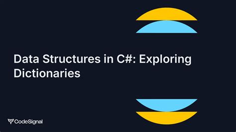 dictionary data type c#