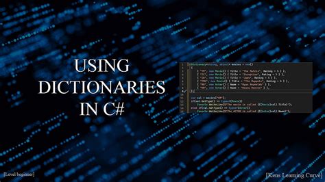 dictionary type c#