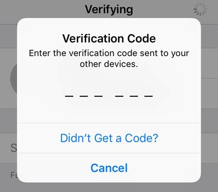 didn't get verification code apple id