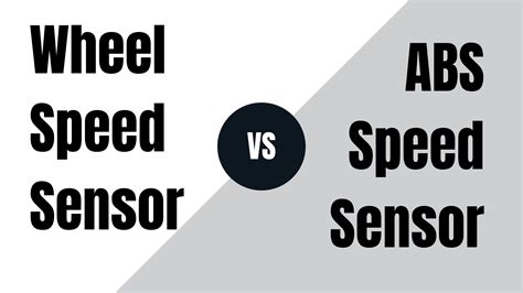 difference between abs and speed sensor