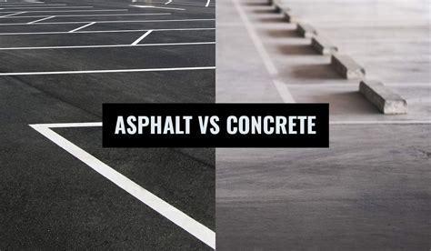 difference between asphalt and concrete runways