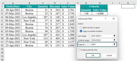 difference between autofilter and advanced filter in excel