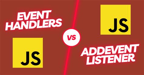 difference between event handler and event listener in javascript