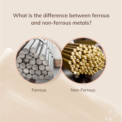difference between ferrous and non ferrous metal with example