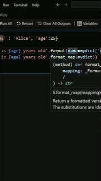 difference between format and format_map in python