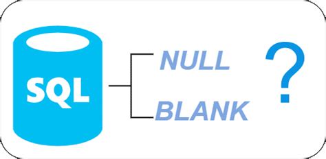 difference between null and blank in sql