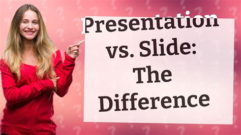 difference between presentation and slideshow