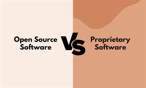 difference between proprietary and free open source software