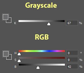 difference between rgb and grayscale image class 10