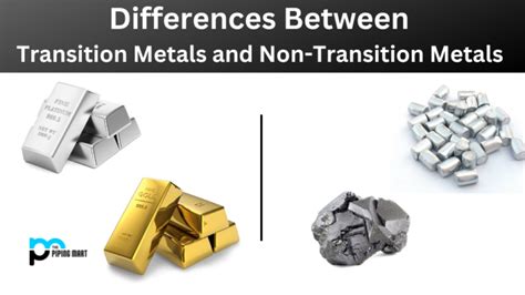 difference between transition elements and non transition elements