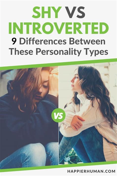 difference of introvert and shy