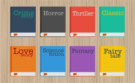 different book categories
