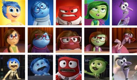 different characters in inside out
