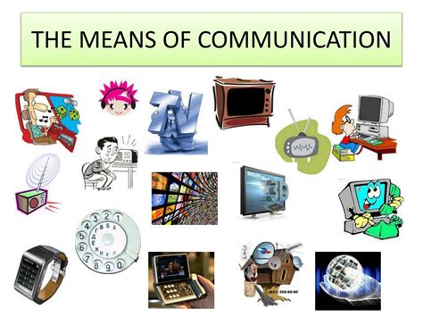 different means of communication with examples