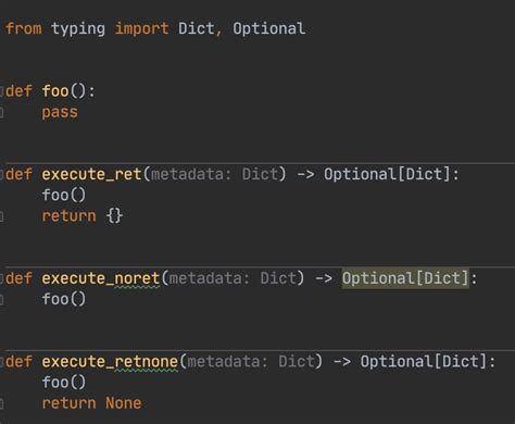 different return types in python