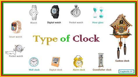 Different types of clocks