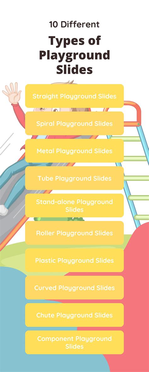 different types of slides for kids