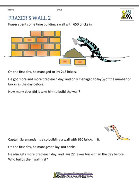 difficult grade 5 math problems