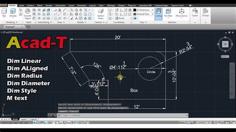 dimensions in autocad