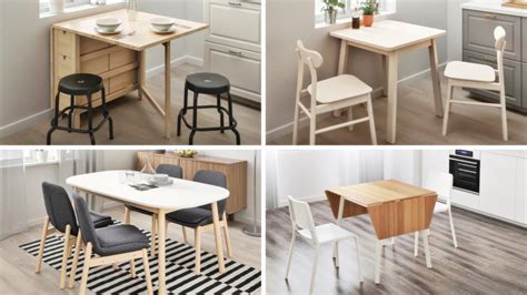 dining table and chairs for small spaces ikea