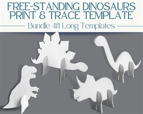 Dinosaur Cutout Template