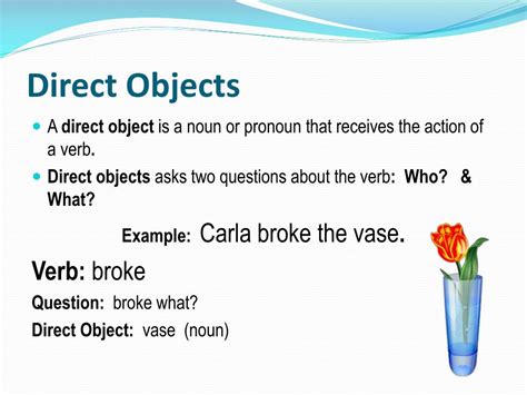 direct object definition and examples