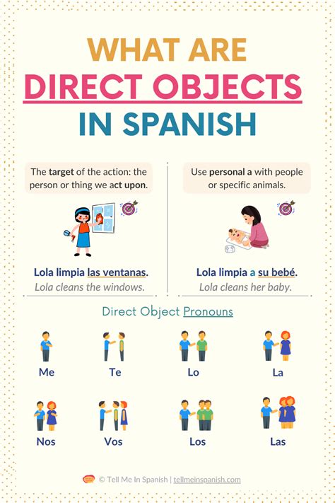 direct object spanish sentences