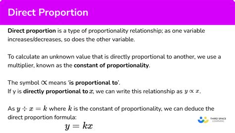direct proportion examples