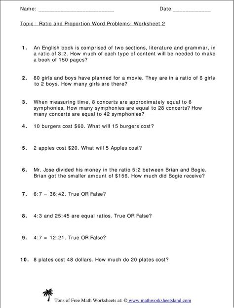 direct proportion word problems with answers pdf